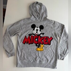 Disney Light Gray Mickey Mouse Sweatshirt Medium